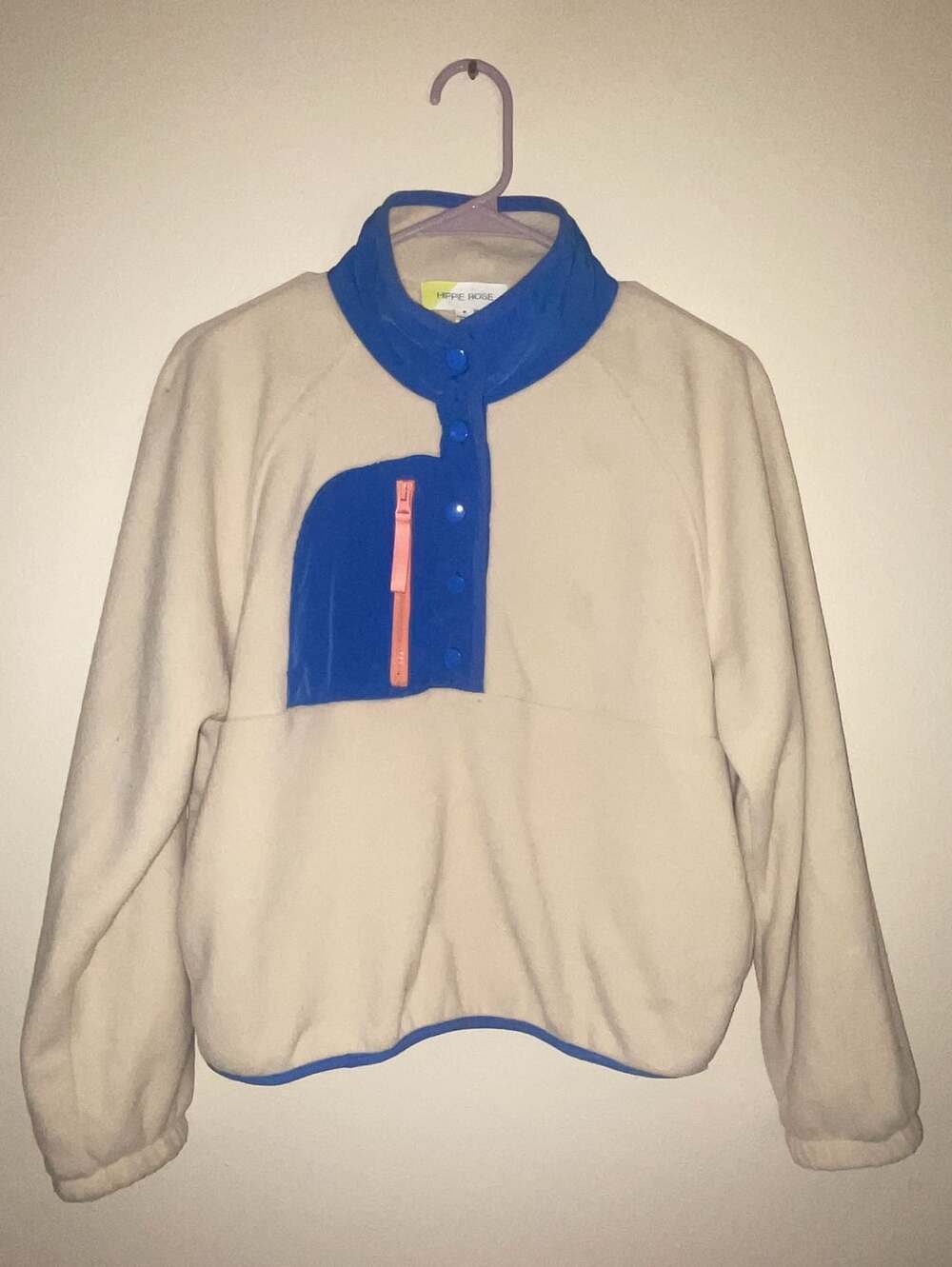 Hippie Rose Fleece Pullover size M